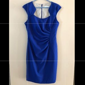 Calvin Klein royal blue cocktail dress